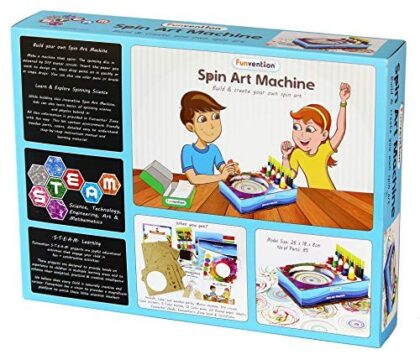 Funvention Spin Art Machine Build & Create You Own Spin Art