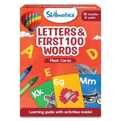 Flash Cards for Toddlers - Letters & First 100 Words