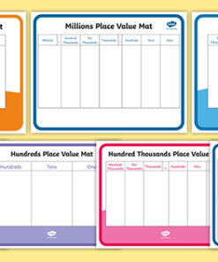 Place Value Mats Pack