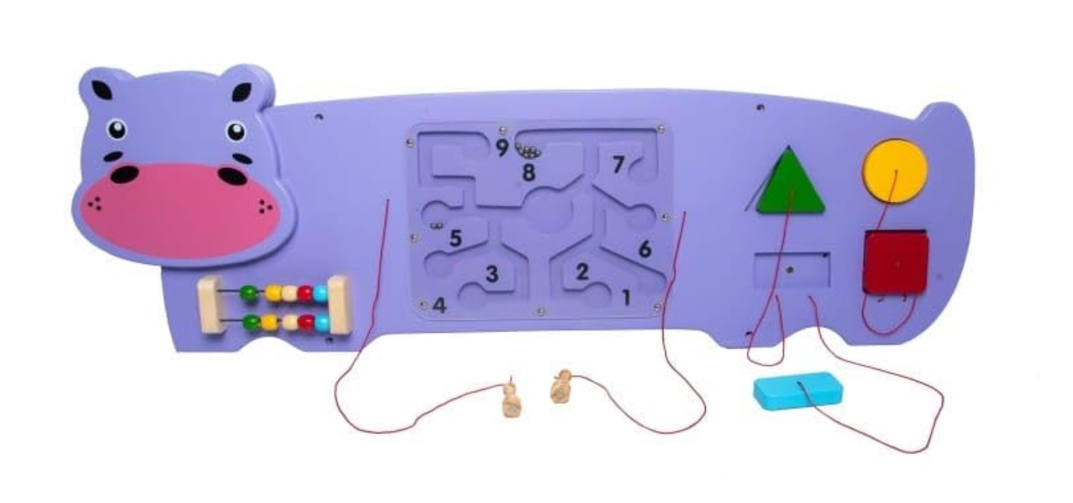 Hippo Wall Toy Montessori