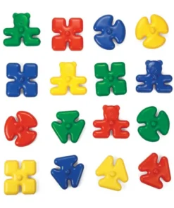 Age 18Y+ Ok Play Joy Link Set of 16 Assembled Shapes Linking toys